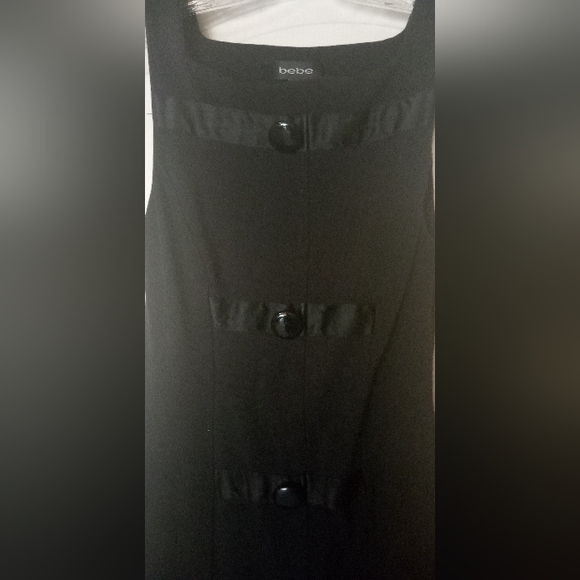 Small Stretch Bebe Little Black Dress - Picture 3 of 6